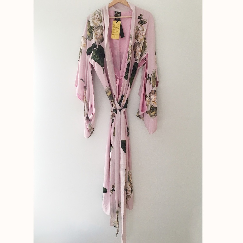 NWT House of Castlebird Silk Kimono